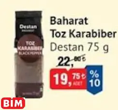 DESTAN BAHARAT TOZ KARABİBER DESTAN BAHARAT TOZ KARABİBER